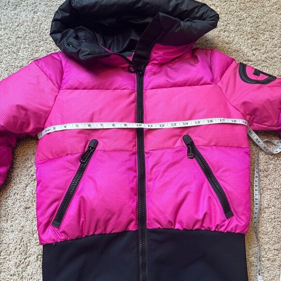 Goldbergh Fever Ski Jacket Pink Black Worn Once Womens Size US 4 Waterproof Down - Picture 9 of 11